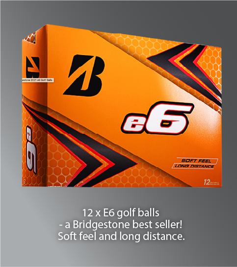 3 RAKE Wedge Combo | Lob / Sand / Gap + bonus 12 Bridgestone E6 golf balls