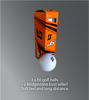 RAKE Lob Wedge + bonus 3 Bridgestone E6 golf balls