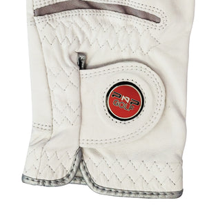 PnP most precise Leather nonslip Golf Glove with Magnetic Ball Marker