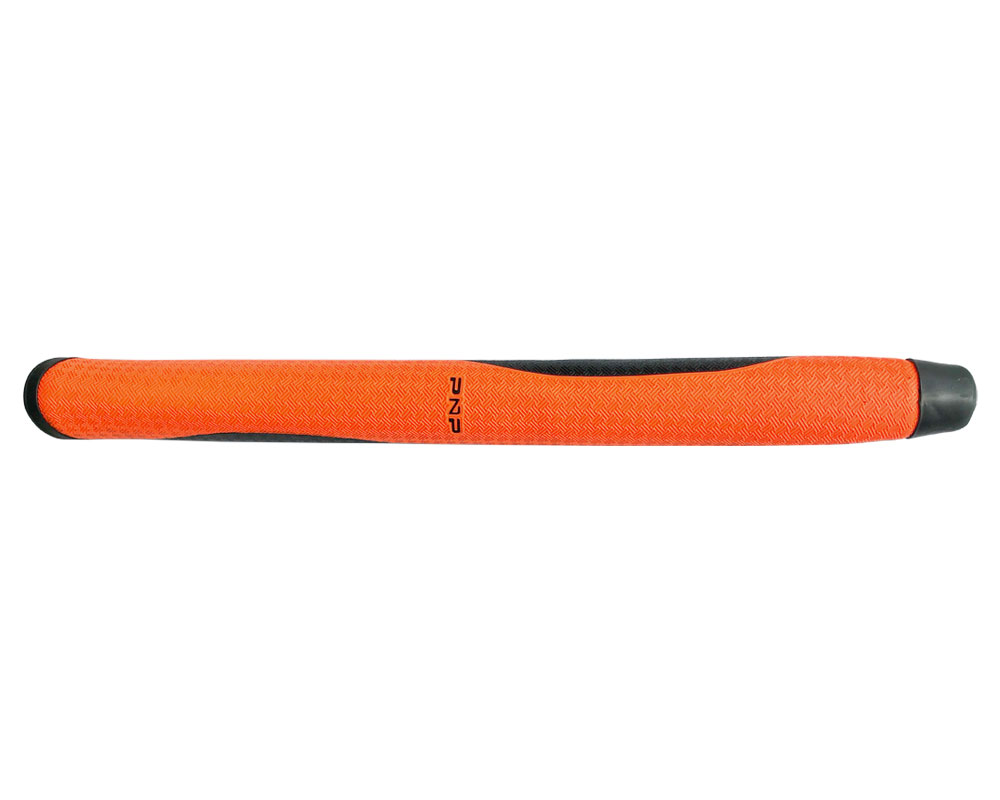 SX1 Point-N-Putt Putter Standard Grip by PnP Golf black and orange textured putter grip with POINTNPUTT logo